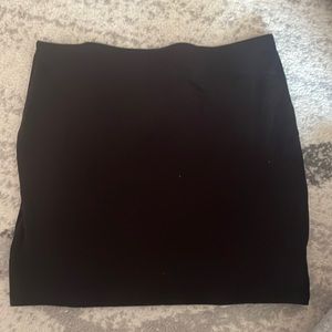 Black Garage Mini Skirt